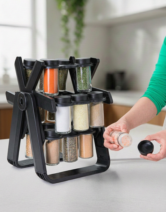 18-Piece Ferris Wheel Rotating Spice Rack