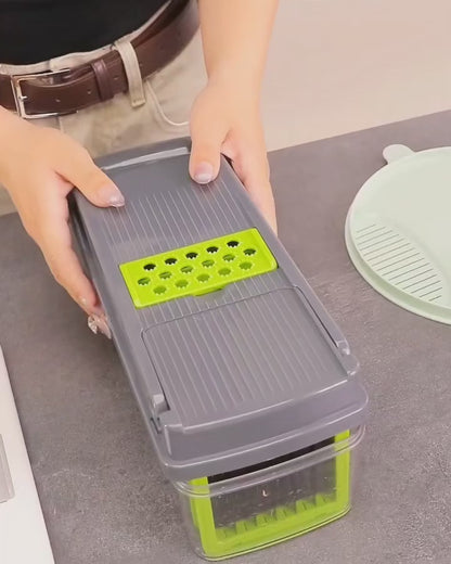 16-in-1 Vegetable Chopper & Mandoline Slicer for Kitchen