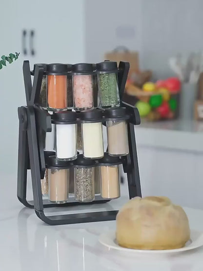 18-Piece Ferris Wheel Rotating Spice Rack